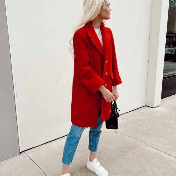 Zara Red Jacket - Picture 2 of 6